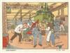 VARIOUS ARTISTS. [CHINESE NEW YEAR.] Circa 1950s. Group of 4 woodblock prints. Each 9x13 inches, 24x34 cm. Rong Bao Zhai Xin Ji, Beijin